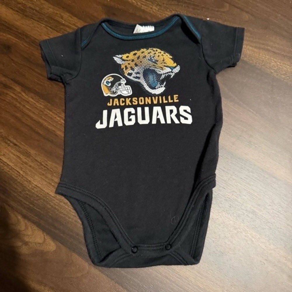 NFL Jacksonville Jaguars Black Baby Bodysuit
